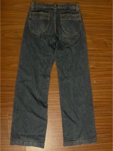 Vintage Sweet Camel Low Straight-leg Jeans