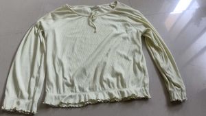 Off-Shoulder Ribbed White Top