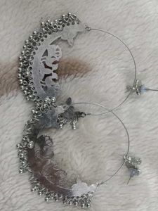 Beautiful Peacock 🦚 Hoop Earrings