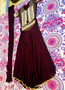 Lehenga Choli With Koti