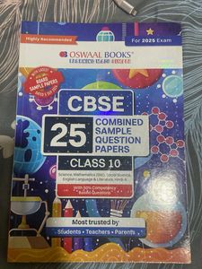 Oswaal Books CBSE Class 10 Sample Papers 2025