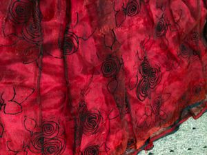 party frock red