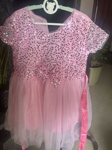Sparkly Pink Tulle Dress