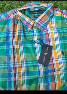 US Polo Ralph Lauren Colorful Plaid Shirt