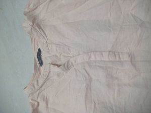 Pale Yellowish Organish Casual Top