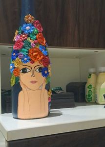 3D Handmade Wine Bottle