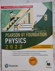 Pearson IIT JEE Foundation Physics Class 8|10th Ed