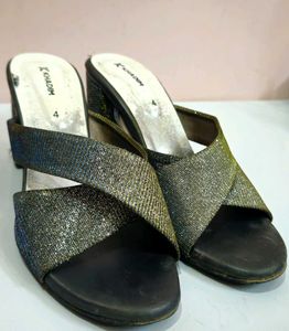 Sparkly Wedge Heels