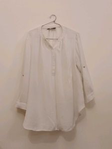 White Casual Top