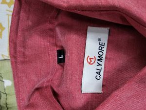CalyMore Rose Button-Down Shirt