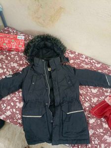 Stylish Black Padded Winter Jacket