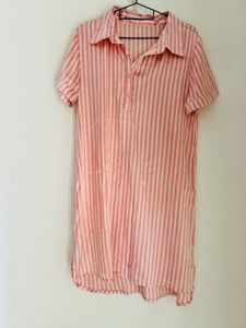 Pink Striped Sleepwear- M size