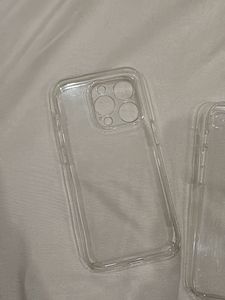 2 Clear iPhone 15 Pro Phone Cases