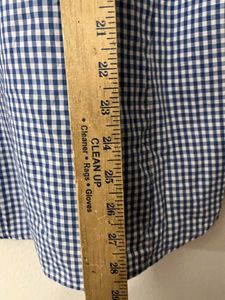 Blue Gingham Long Sleeve Shirt