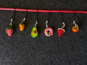Fruity Phone Charms 🍓 🥭 🍉 🥑 🍊 🍩