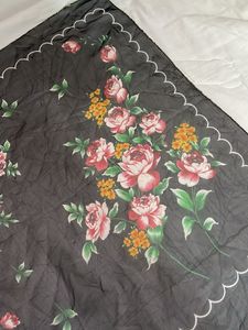 Floral Print Scarf/Dupatta