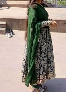 Elegant Printed Kurta Set with Dupatta