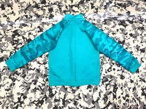 Adidas Blue Camo Zip-Up Jacket