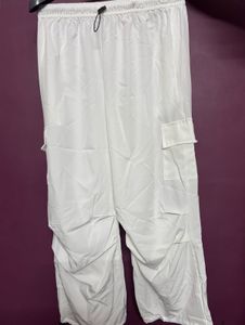 White Cargo Pants