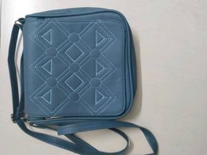 Blue Sling Bag