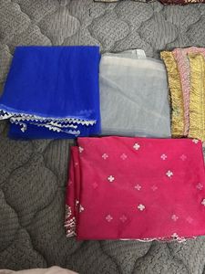 Embroidered Dupattas Set