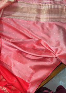 Elegant Red Banarasi Silk Saree