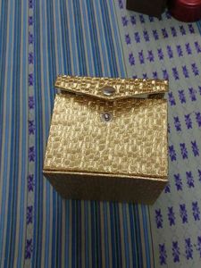Decorative Golden Jewelry Box