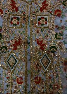 Embroidered Floral dress material