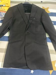 Men's Classic Black Suit coat pant