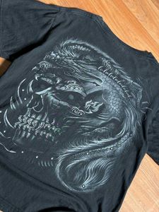 vtg Men's Dragon Skull Graphic T-Shirt
