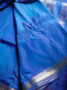 Blue Silk Saree