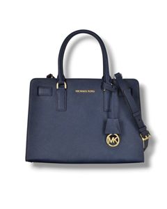Michael Kors Dillon Navy Blue Mini Satchel Bag