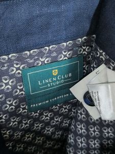 Linen Club Men's Navy Chino Shorts 32 size