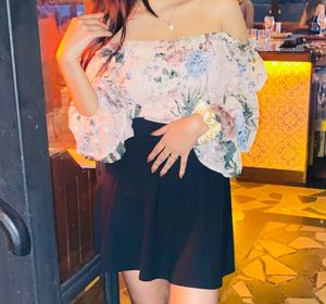 Dusty Pink Floral Top