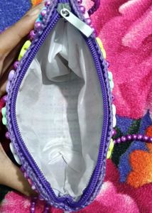 Butterfly Beaded Mini Bag