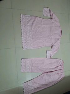 Elegant Pink Embroidered Kurta Set