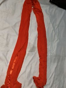 Orange Kurta with Gold Embellishments