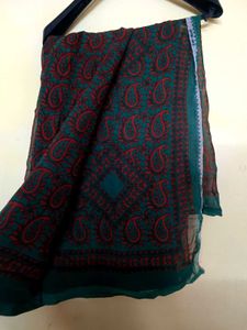 Green saree 15