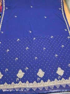 Vintage Zardosi Hand Work Saree
