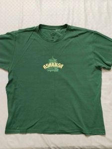 Men's Green "Asakusa" Graphic T-Shirt