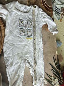 Baby boy White Bear Romper