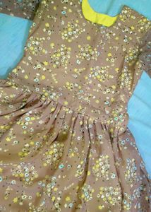 Sharara Frock With Dupatta