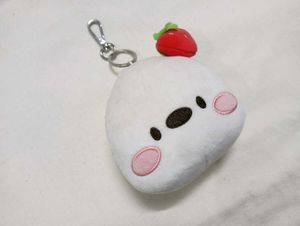 Cute Kawaii Strawberry Plush Keychain