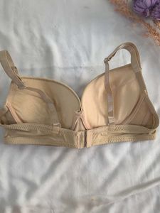 Comfortable Beige Push-Up Bra