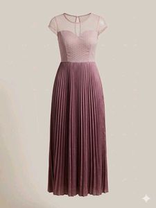Elegant Pleated Maxi Dress
