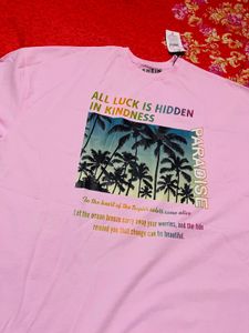 oversized tshirt with tag