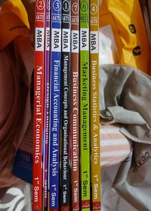 MBA  1st and 2nd Sem Textbooks Set