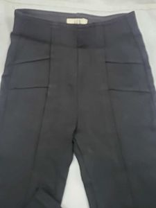 Black High-Waisted Pants