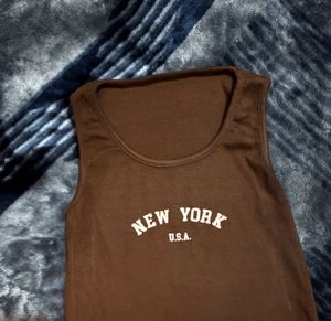 SALE ‼️‼️‼️Brown Tank Top
