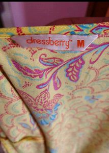 Vibrant Yellow Floral Print top